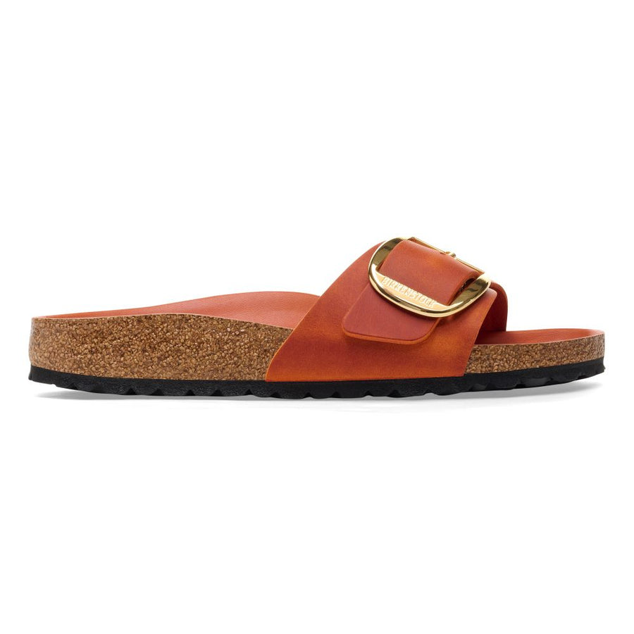 Birkenstock - Madrid Big Buckle LEOI Burnt Orange HEX (Narrow) - 10266 ...