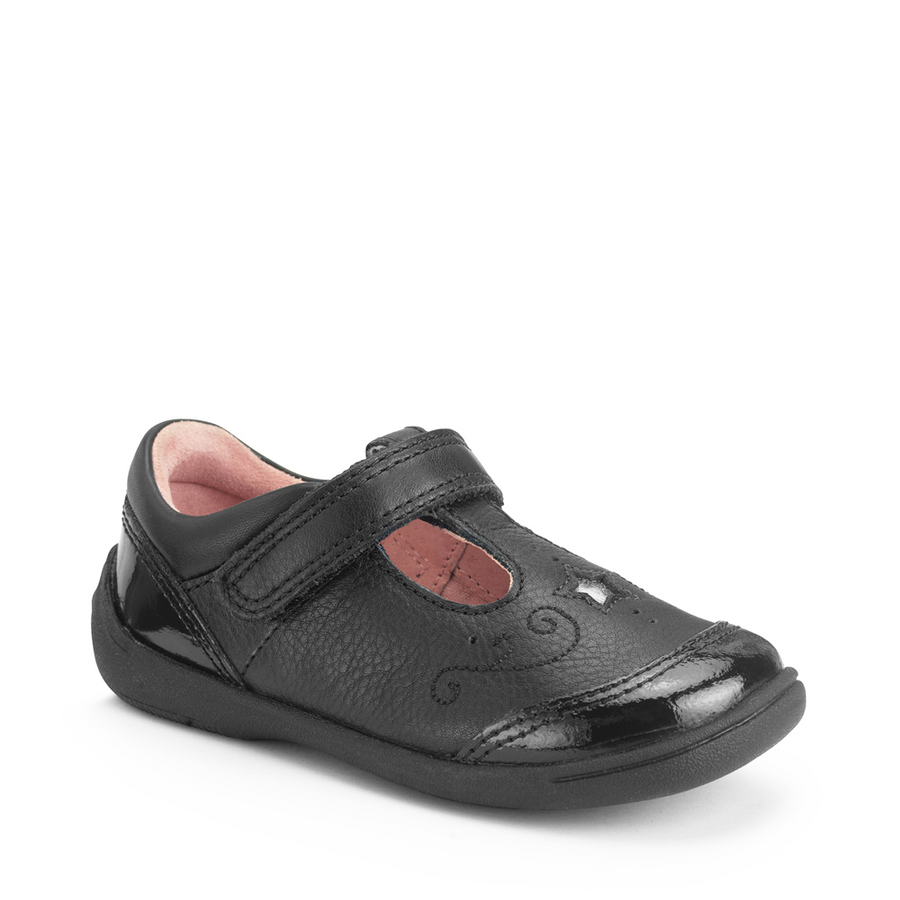 Start Rite - Dazzle - Black Leather - School Shoes