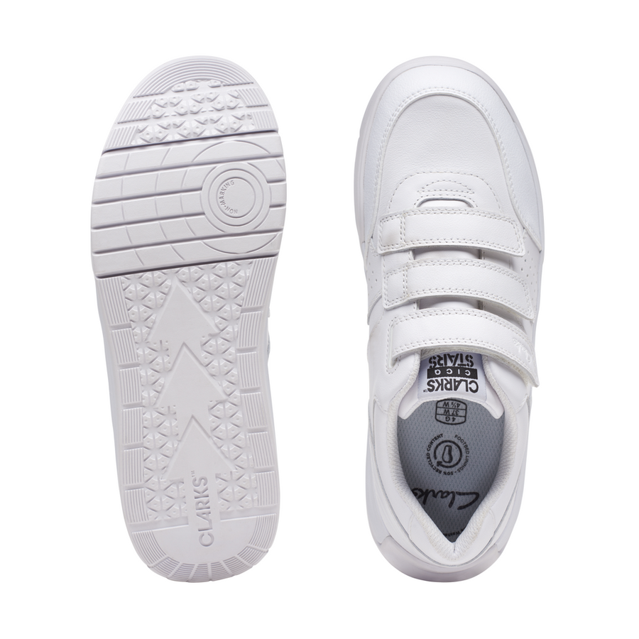 Clarks - CicaStarOrb Y. - White - Trainers