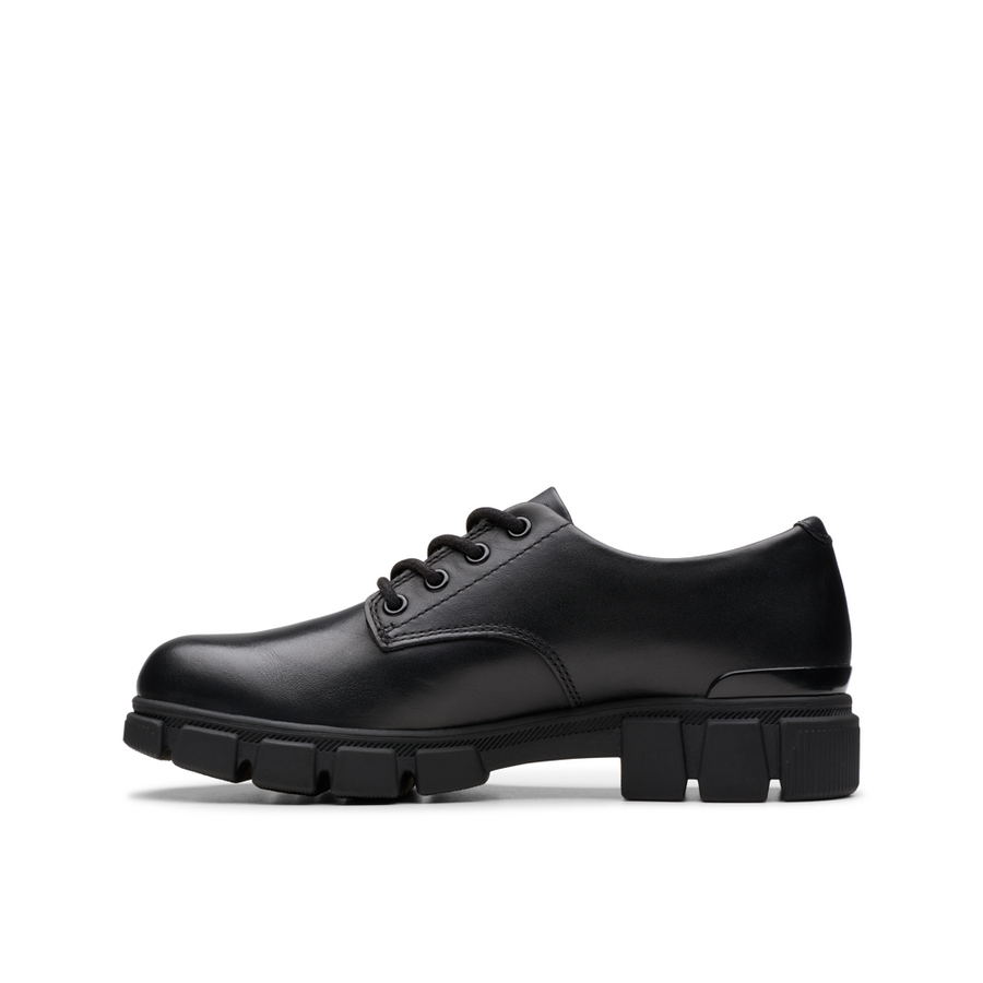 Clarks - Evyn Lace K. - Black Leather - School Shoes