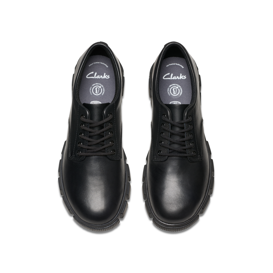 Clarks - Evyn Lace Y. - Black Leather - School Shoes