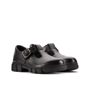 Clarks - Evyn Bar K. - Black Leather - School Shoes