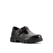 Clarks - Evyn Bar K. - Black Leather - School Shoes