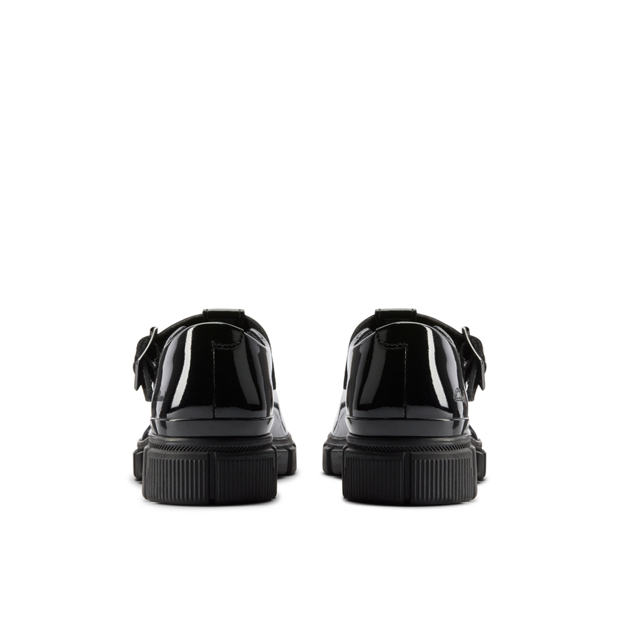 Clarks - Evyn Bar K. - Black Patent - School Shoes