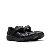 Clarks - Relda Spark K. - Black Leather - School Shoes