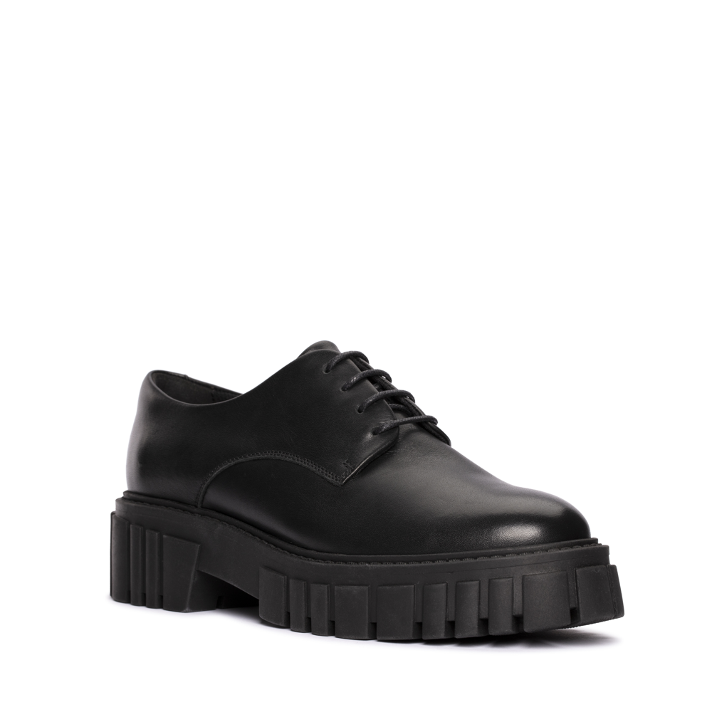 Clarks - Page Walk - Black Leather - Shoes