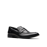 Clarks - Brandon Step - Black Leather - Shoes