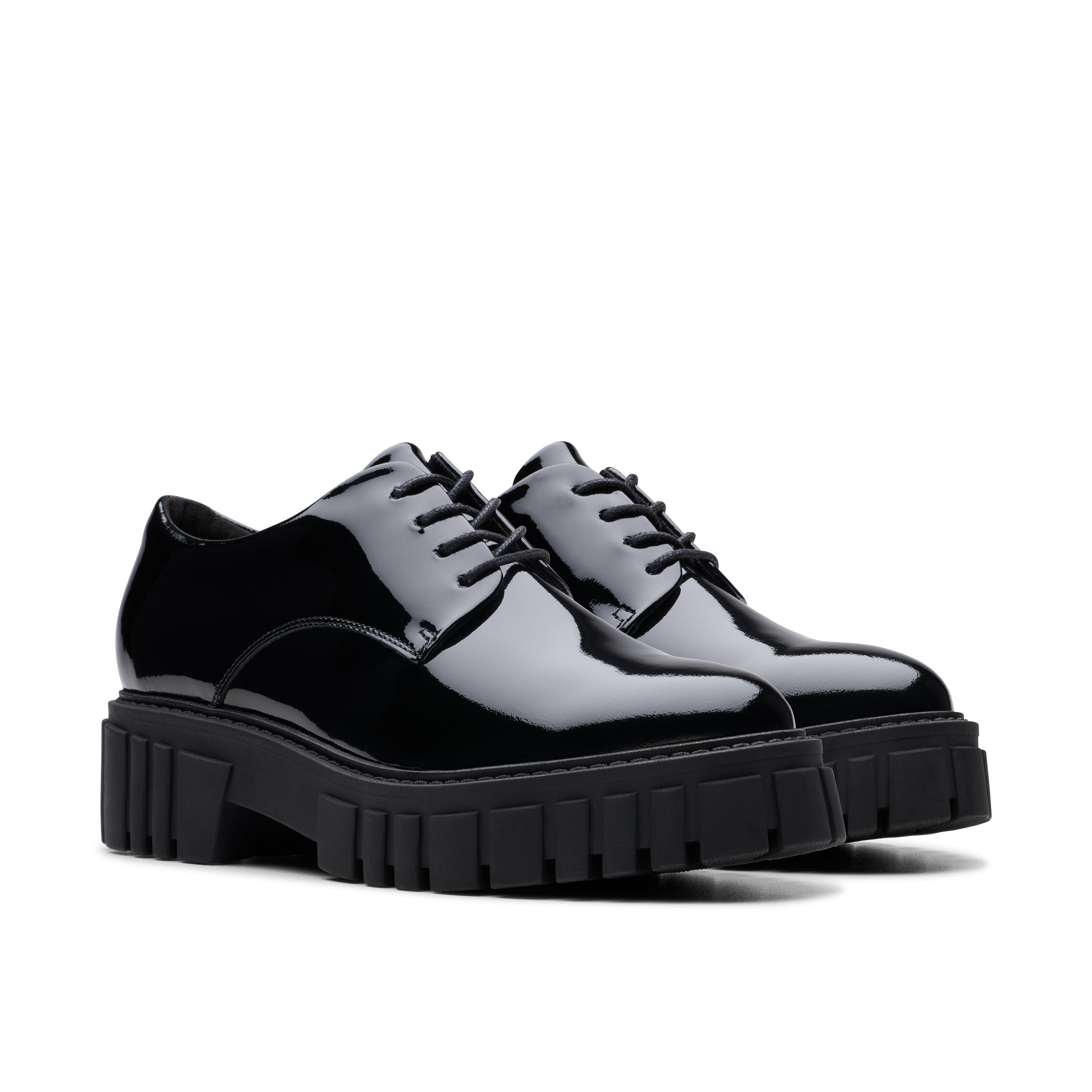 Clarks platform oxfords best sale