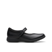 Clarks - Etch Pure K. - Black Leather - School Shoes