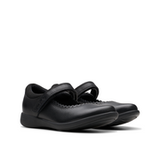 Clarks - Etch Pure K. - Black Leather - School Shoes