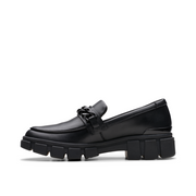 Clarks - Evyn Walk Y. - Black Leather - School Shoes