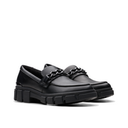 Clarks - Evyn Walk Y. - Black Leather - School Shoes