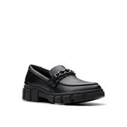 Clarks - Evyn Walk Y. - Black Leather - School Shoes