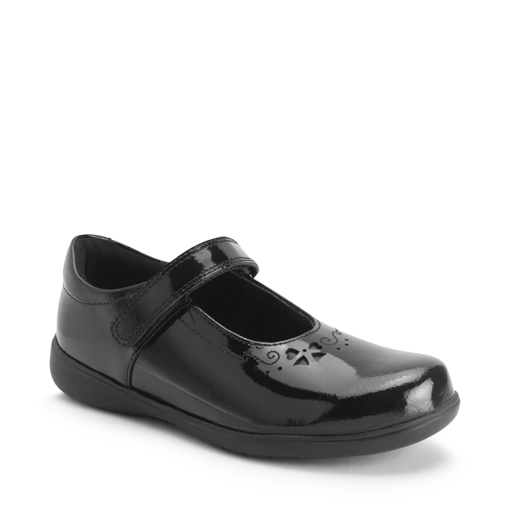 Start Rite - Glisten - Black Patent - School Shoes