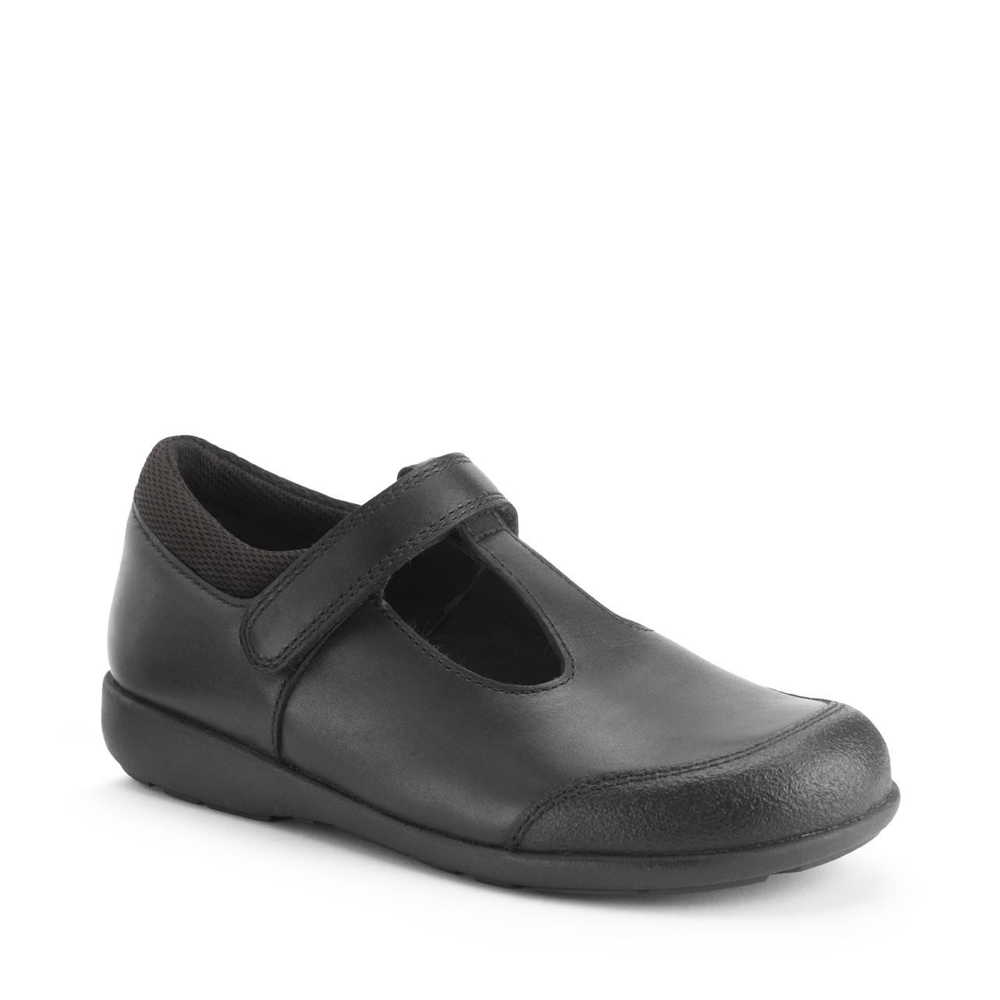 Start Rite - Globe - Black Leather - School Shoes