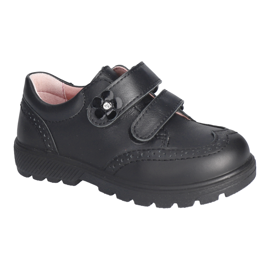 Ricosta - Avery - Black Leather - School Shoes