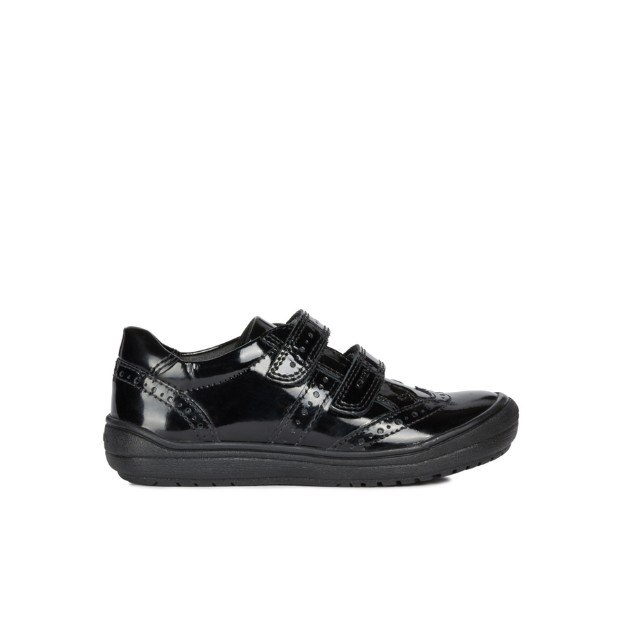 Geox - J Hadriel Girl - Black Patent - School Shoes