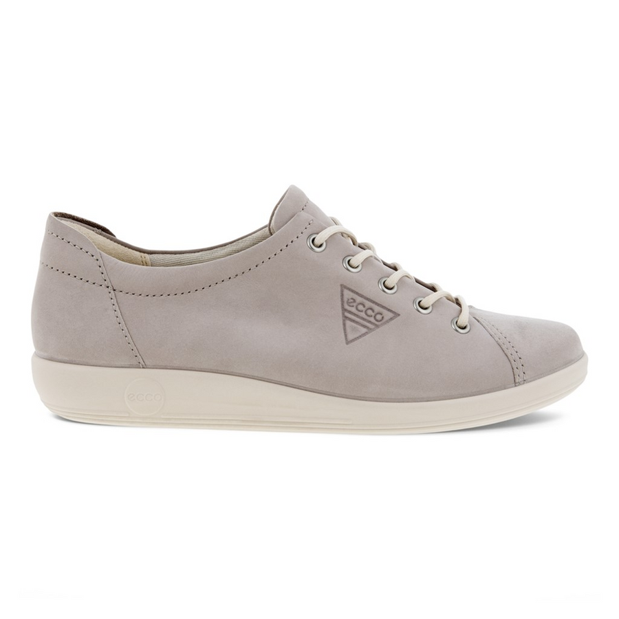 Ecco Soft 2.0 Lace Grey Rose Shoes Robert Carder Shoes